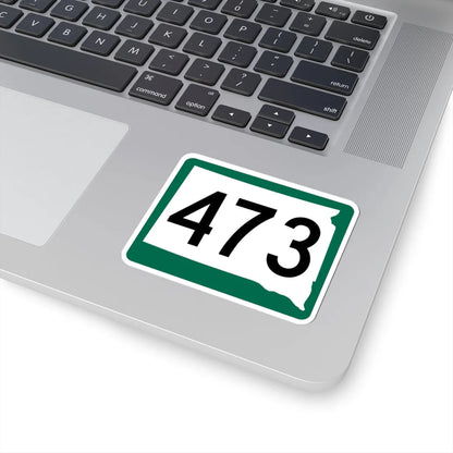 SD 473 (South Dakota) (Road Sign) STICKER Vinyl Kiss-Cut Decal - The Sticker Space