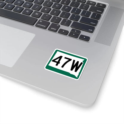 SD 47W (South Dakota) (Road Sign) STICKER Vinyl Kiss-Cut Decal - The Sticker Space