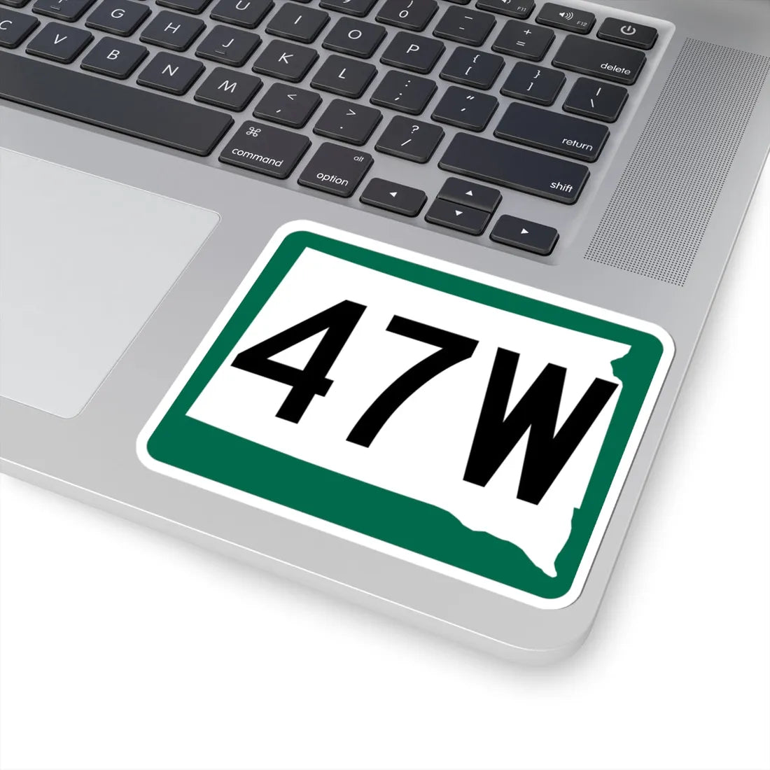 SD 47W (South Dakota) (Road Sign) STICKER Vinyl Kiss-Cut Decal - The Sticker Space