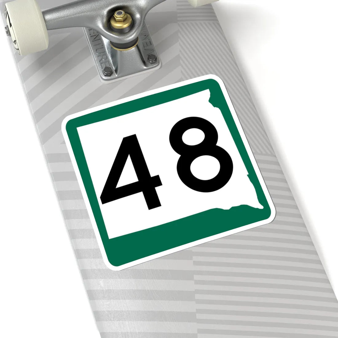 SD 48 (South Dakota) (Road Sign) STICKER Vinyl Kiss-Cut Decal - The Sticker Space
