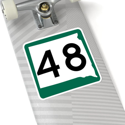 SD 48 (South Dakota) (Road Sign) STICKER Vinyl Kiss-Cut Decal - The Sticker Space
