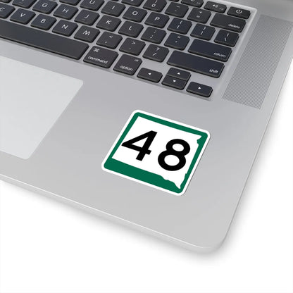 SD 48 (South Dakota) (Road Sign) STICKER Vinyl Kiss-Cut Decal - The Sticker Space