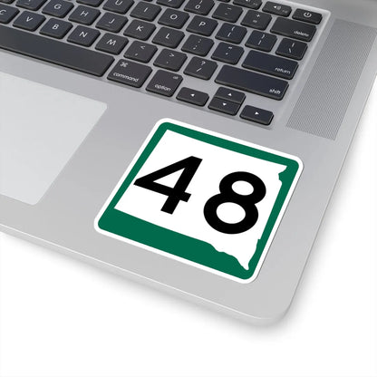 SD 48 (South Dakota) (Road Sign) STICKER Vinyl Kiss-Cut Decal - The Sticker Space