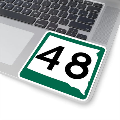 SD 48 (South Dakota) (Road Sign) STICKER Vinyl Kiss-Cut Decal - The Sticker Space