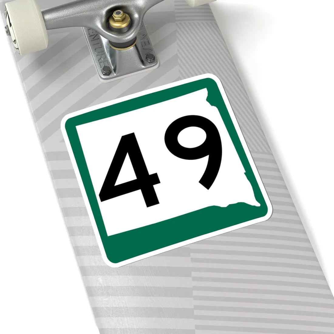 SD 49 (South Dakota) (Road Sign) STICKER Vinyl Kiss-Cut Decal - The Sticker Space