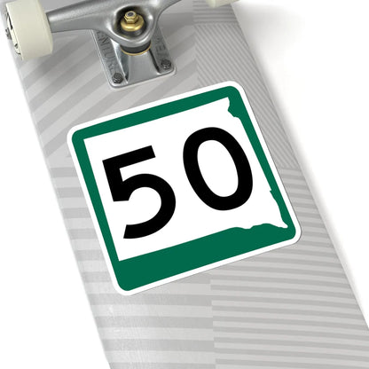 SD 50 (South Dakota) (Road Sign) STICKER Vinyl Kiss-Cut Decal - The Sticker Space