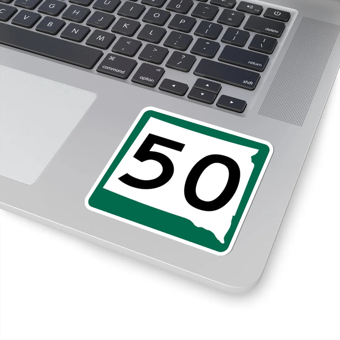 SD 50 (South Dakota) (Road Sign) STICKER Vinyl Kiss-Cut Decal - The Sticker Space
