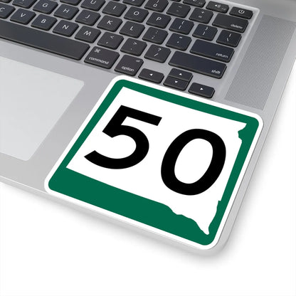 SD 50 (South Dakota) (Road Sign) STICKER Vinyl Kiss-Cut Decal - The Sticker Space