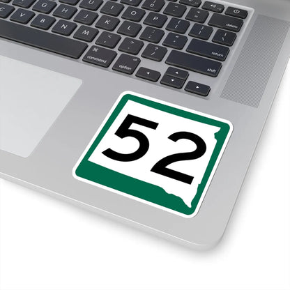 SD 52 (South Dakota) (Road Sign) STICKER Vinyl Kiss-Cut Decal - The Sticker Space