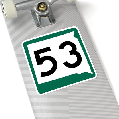 SD 53 (South Dakota) (Road Sign) STICKER Vinyl Kiss-Cut Decal - The Sticker Space
