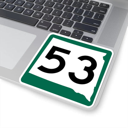 SD 53 (South Dakota) (Road Sign) STICKER Vinyl Kiss-Cut Decal - The Sticker Space