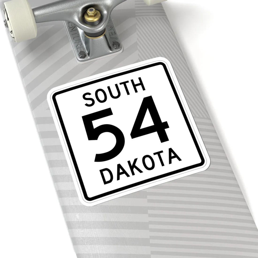 SD 54 1950 (South Dakota) (Road Sign) STICKER Vinyl Kiss-Cut Decal - The Sticker Space