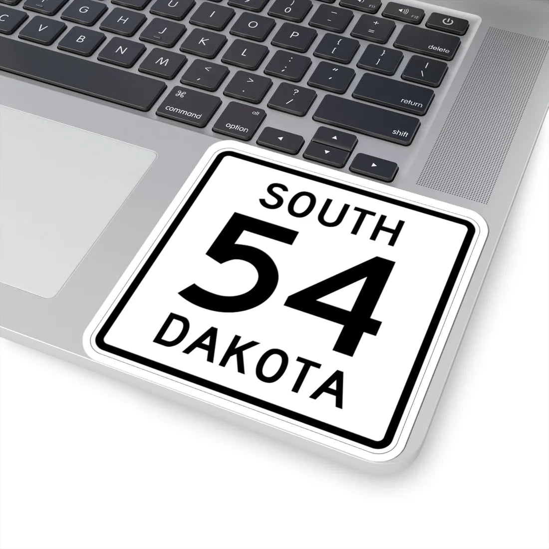 SD 54 1950 (South Dakota) (Road Sign) STICKER Vinyl Kiss-Cut Decal - The Sticker Space