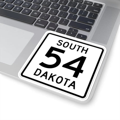 SD 54 1950 (South Dakota) (Road Sign) STICKER Vinyl Kiss-Cut Decal - The Sticker Space