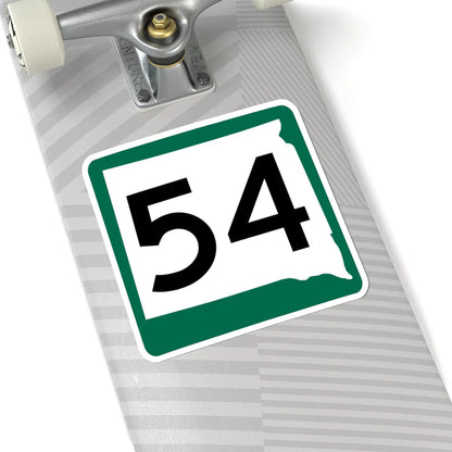SD 54 (South Dakota) (Road Sign) STICKER Vinyl Kiss-Cut Decal - The Sticker Space