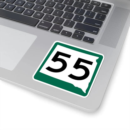 SD 55 (South Dakota) (Road Sign) STICKER Vinyl Kiss-Cut Decal - The Sticker Space