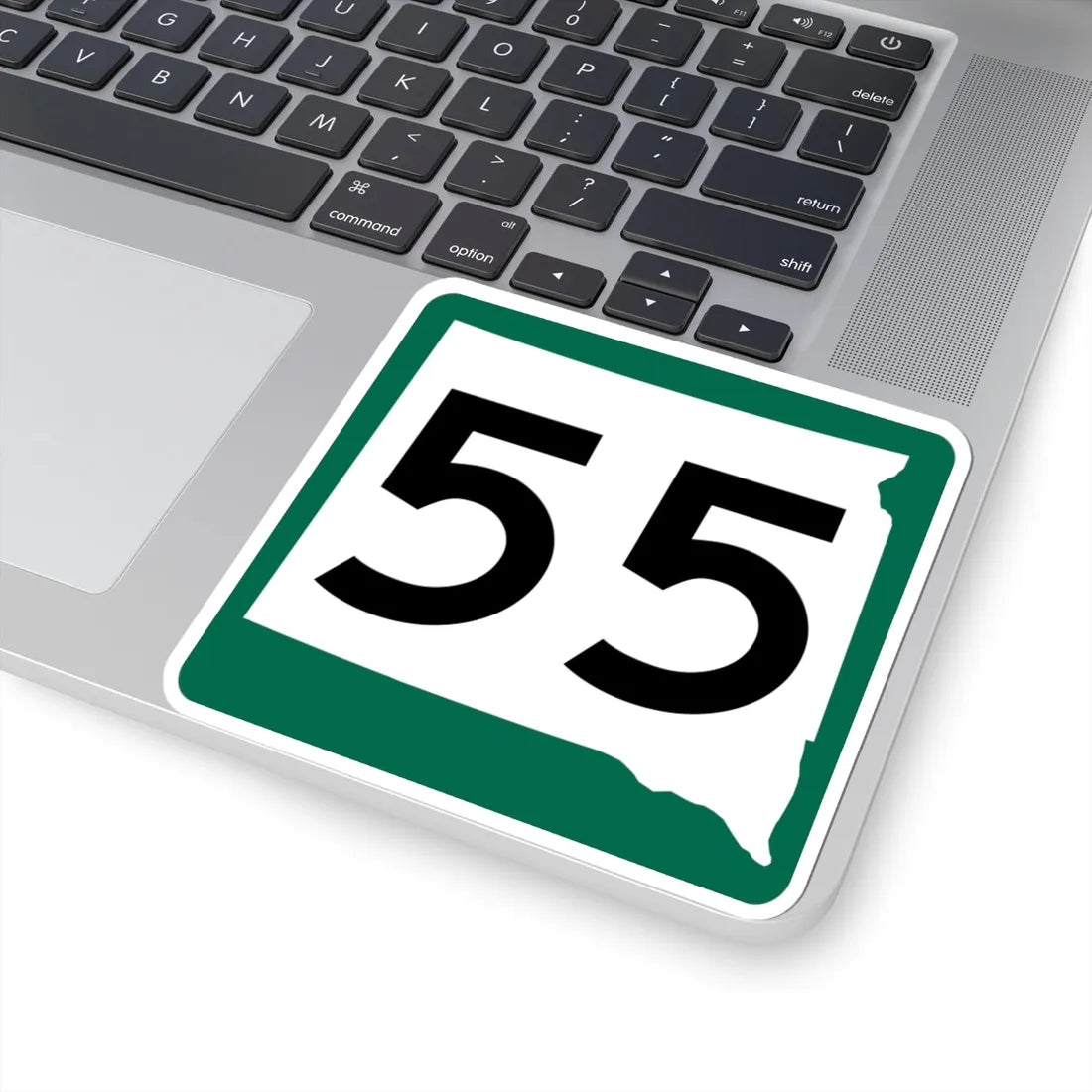 SD 55 (South Dakota) (Road Sign) STICKER Vinyl Kiss-Cut Decal - The Sticker Space