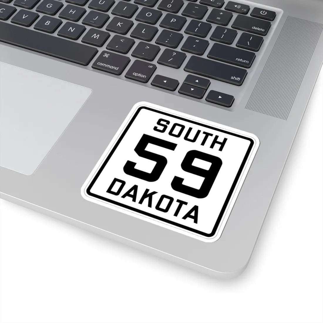 SD 59 1926 (South Dakota) (Road Sign) STICKER Vinyl Kiss-Cut Decal - The Sticker Space