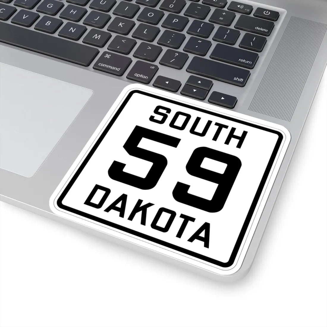 SD 59 1926 (South Dakota) (Road Sign) STICKER Vinyl Kiss-Cut Decal - The Sticker Space