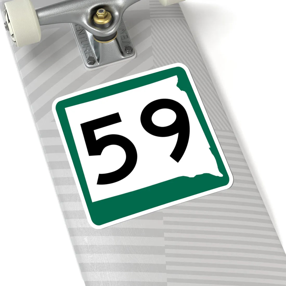 SD 59 (South Dakota) (Road Sign) STICKER Vinyl Kiss-Cut Decal - The Sticker Space
