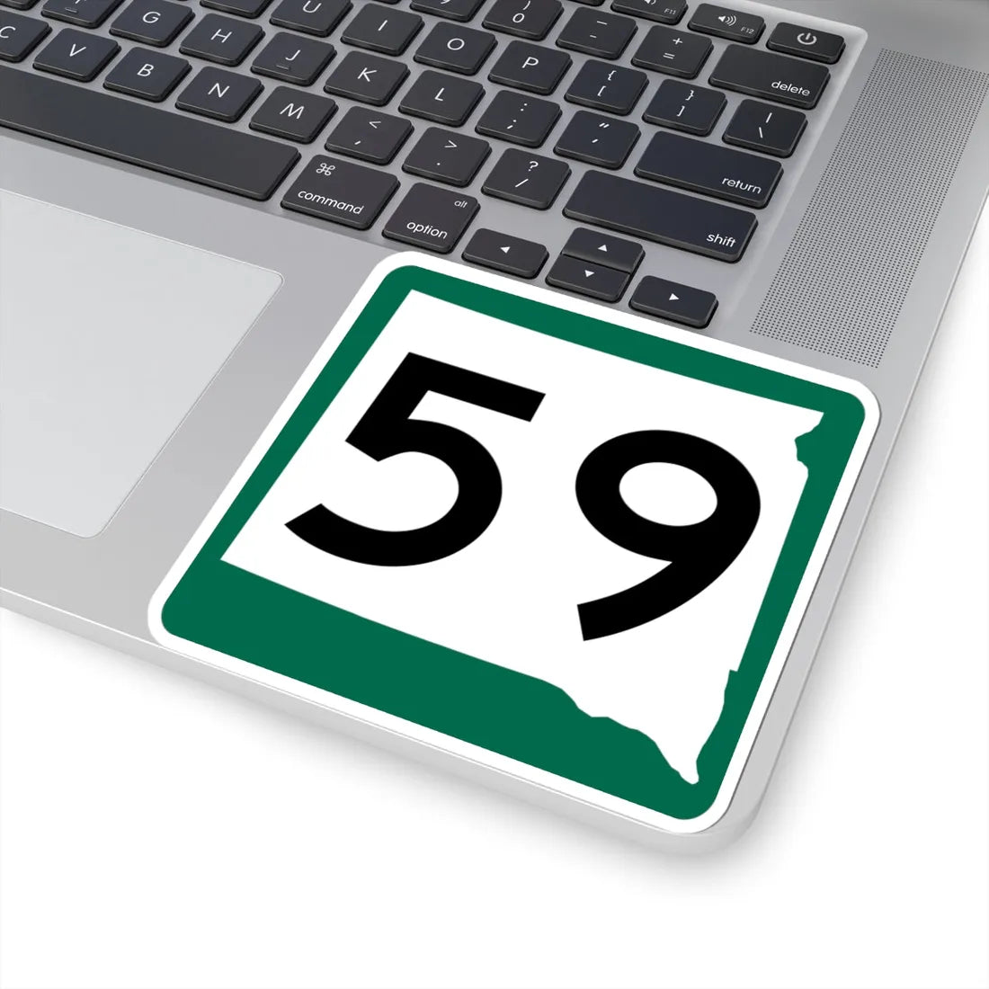SD 59 (South Dakota) (Road Sign) STICKER Vinyl Kiss-Cut Decal - The Sticker Space