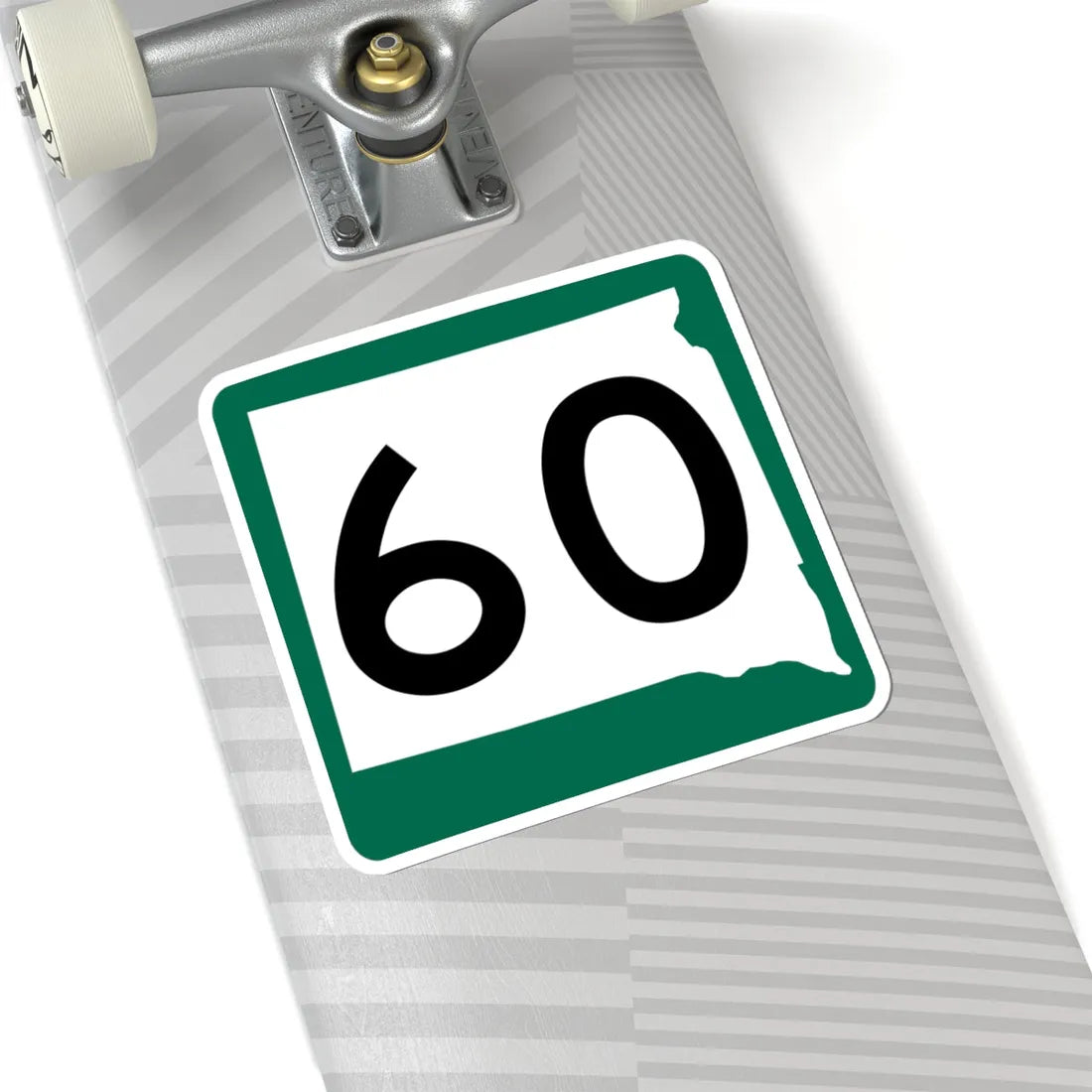 SD 60 (South Dakota) (Road Sign) STICKER Vinyl Kiss-Cut Decal - The Sticker Space