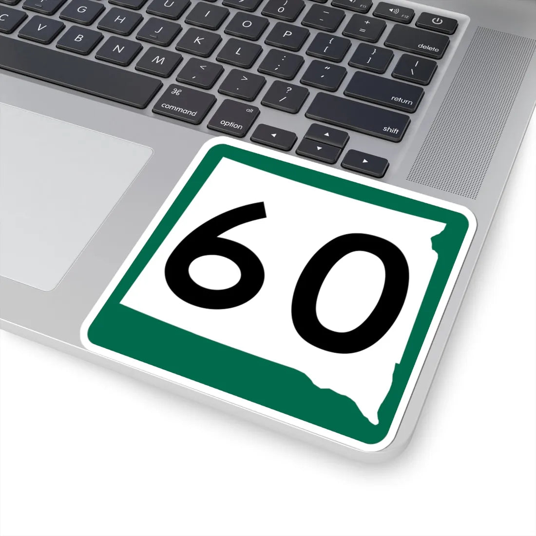 SD 60 (South Dakota) (Road Sign) STICKER Vinyl Kiss-Cut Decal - The Sticker Space