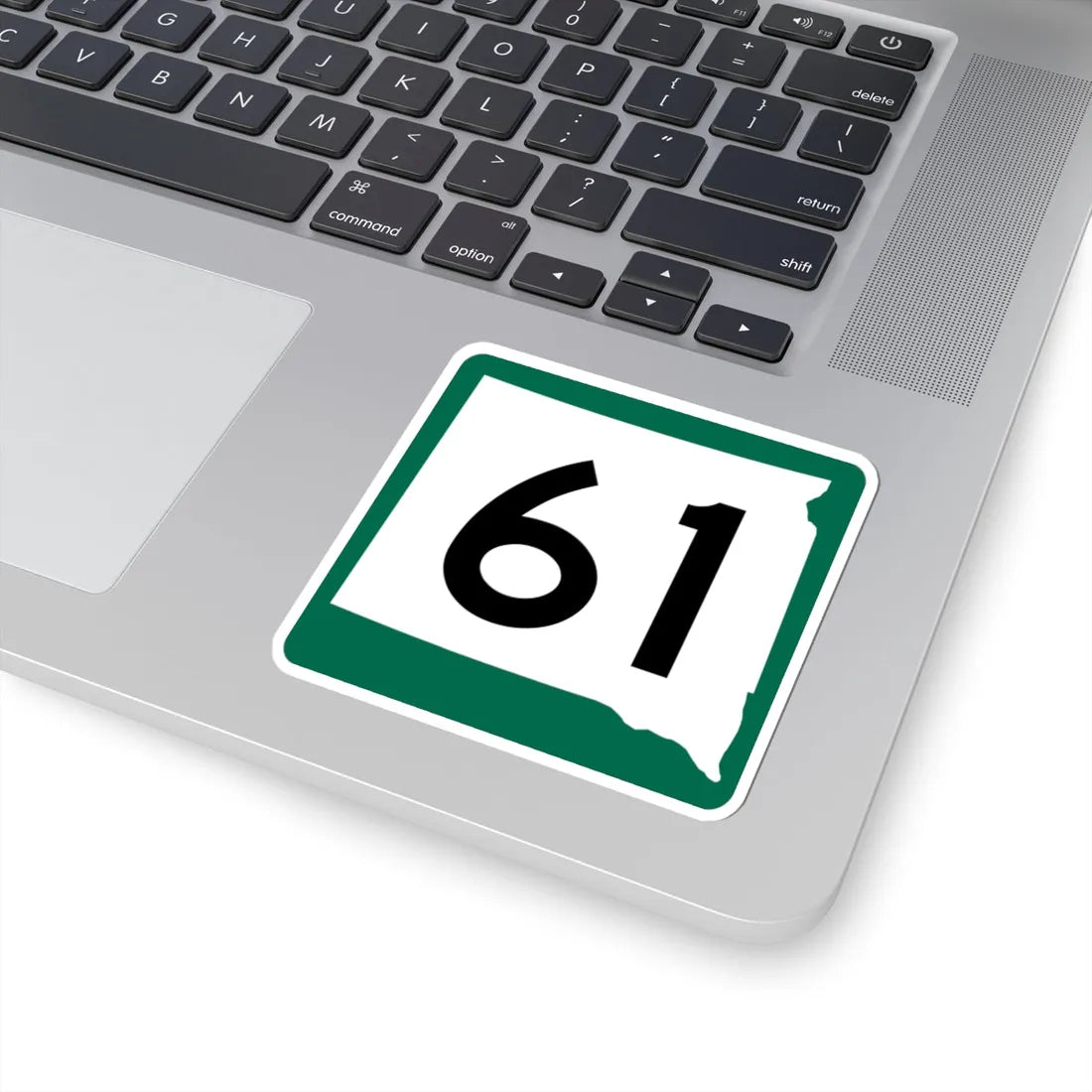 SD 61 (South Dakota) (Road Sign) STICKER Vinyl Kiss-Cut Decal - The Sticker Space
