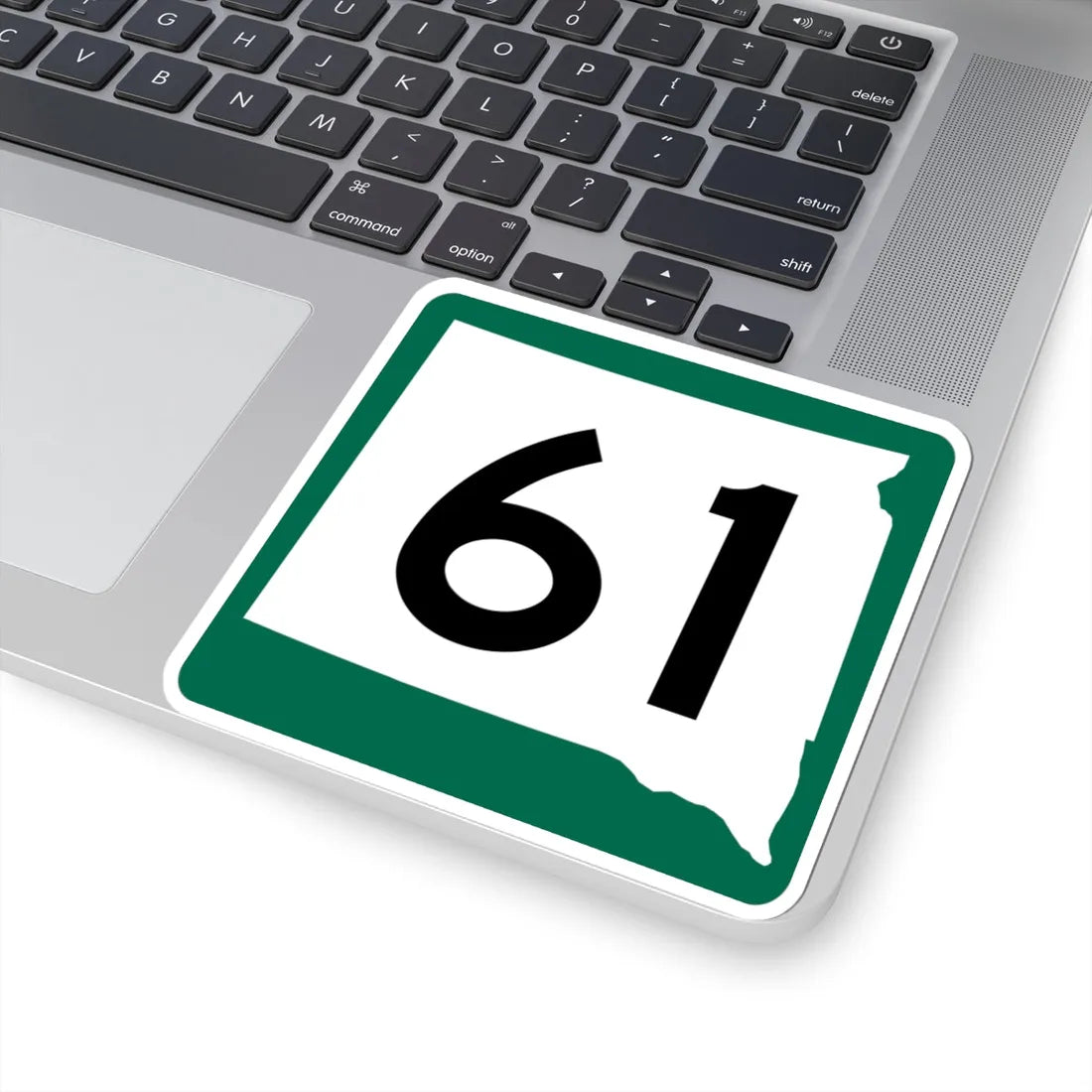 SD 61 (South Dakota) (Road Sign) STICKER Vinyl Kiss-Cut Decal - The Sticker Space