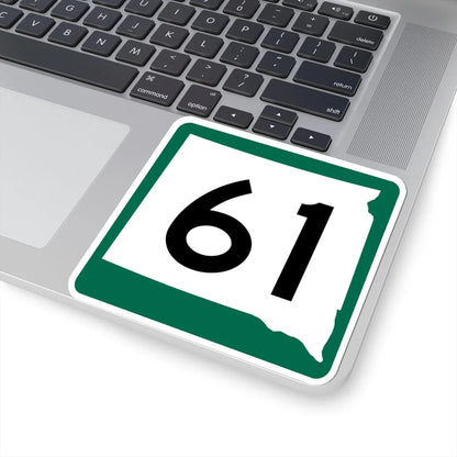 SD 61 (South Dakota) (Road Sign) STICKER Vinyl Kiss-Cut Decal - The Sticker Space