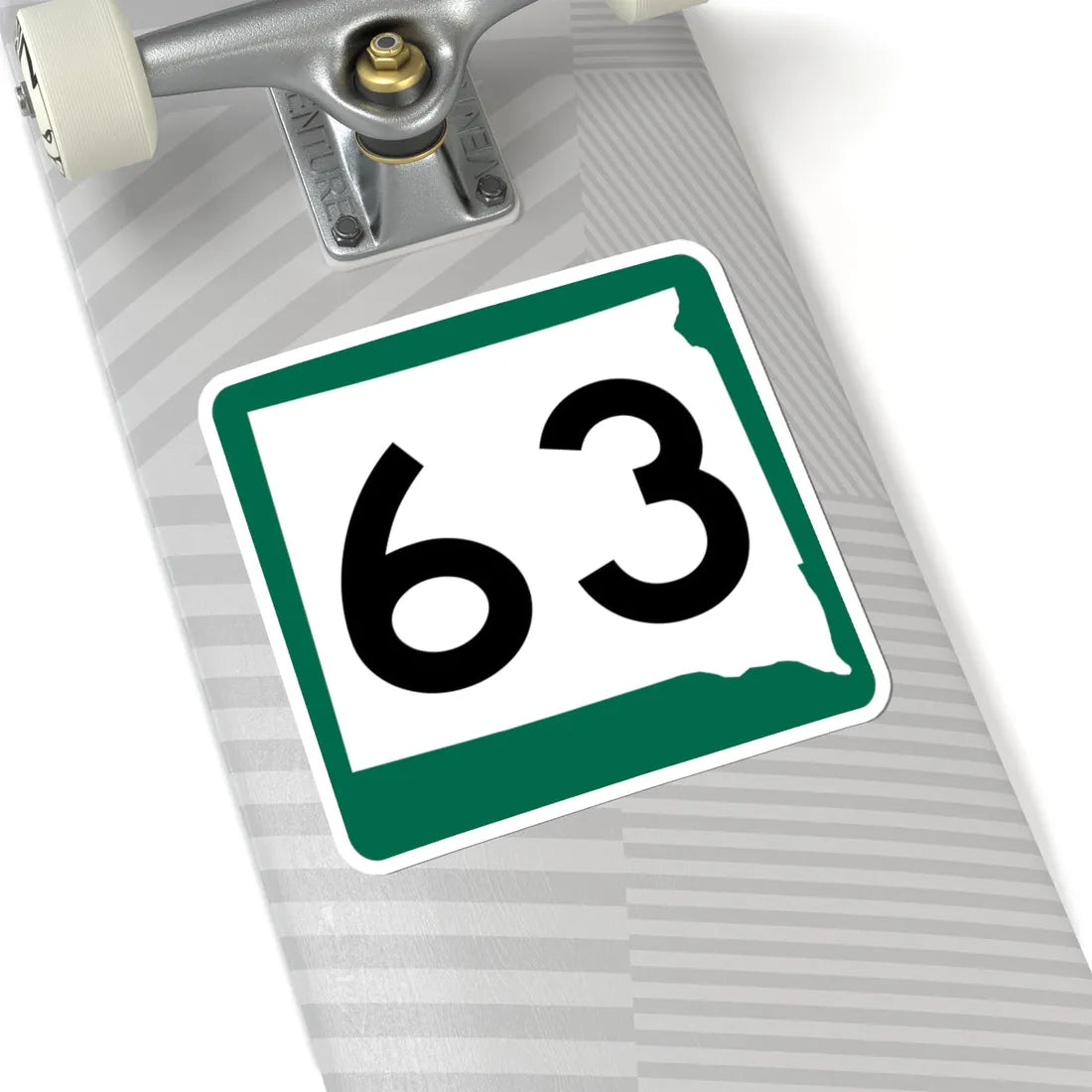 SD 63 (South Dakota) (Road Sign) STICKER Vinyl Kiss-Cut Decal - The Sticker Space