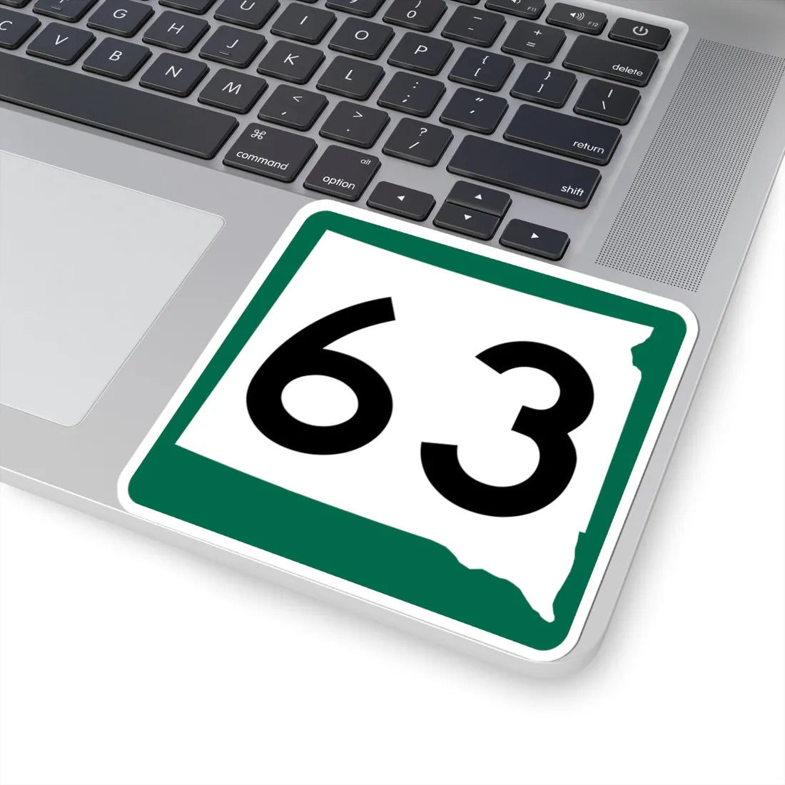 SD 63 (South Dakota) (Road Sign) STICKER Vinyl Kiss-Cut Decal - The Sticker Space