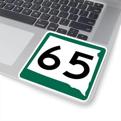 SD 65 (South Dakota) (Road Sign) STICKER Vinyl Kiss-Cut Decal - The Sticker Space