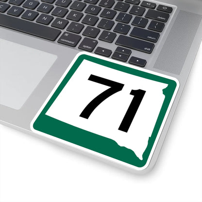 SD 71 (South Dakota) (Road Sign) STICKER Vinyl Kiss-Cut Decal - The Sticker Space