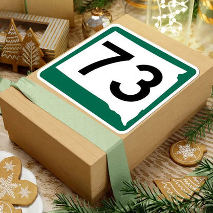 SD 73 (South Dakota) (Road Sign) STICKER Vinyl Kiss-Cut Decal - The Sticker Space