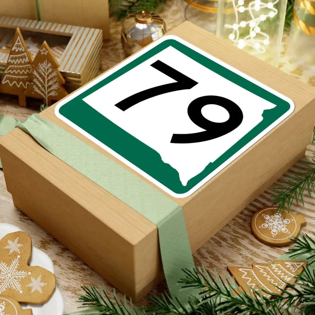 SD 79 (South Dakota) (Road Sign) STICKER Vinyl Kiss-Cut Decal - The Sticker Space