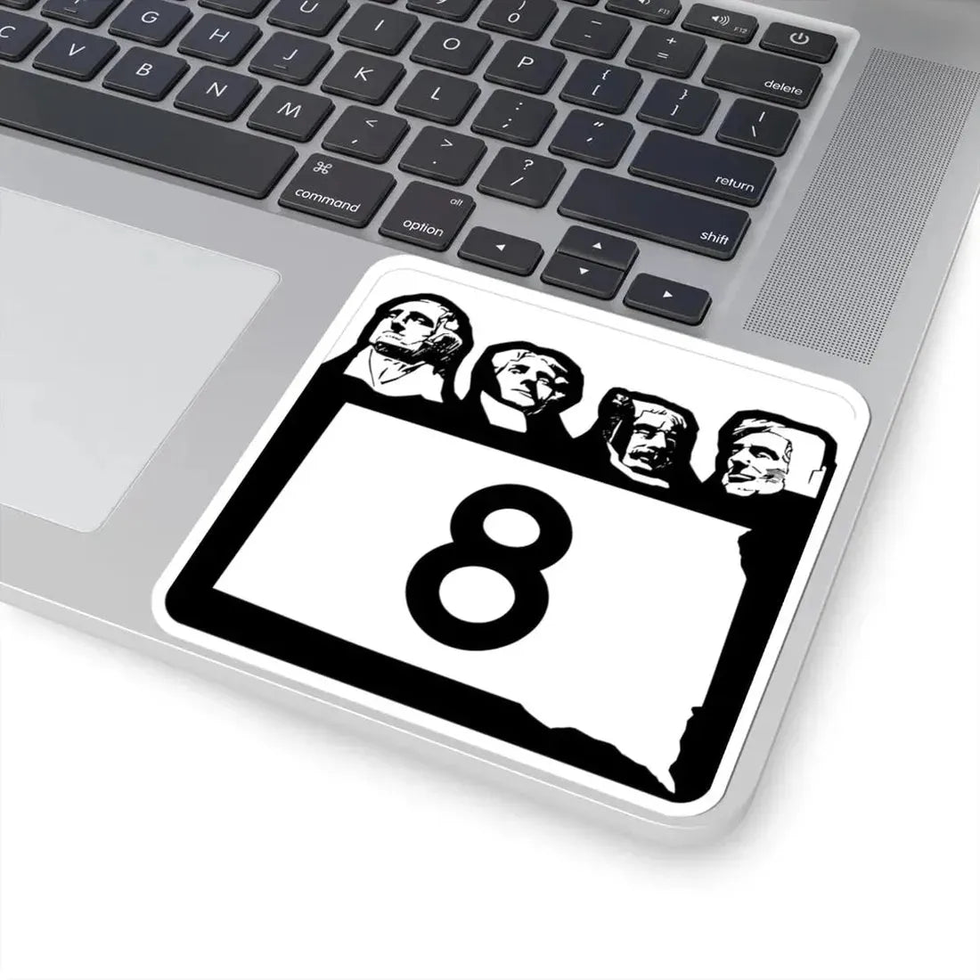 SD 8 1960 (South Dakota) (Road Sign) STICKER Vinyl Kiss-Cut Decal - The Sticker Space