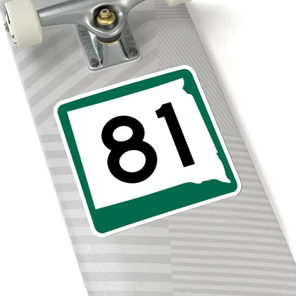 SD 81 (South Dakota) (Road Sign) STICKER Vinyl Kiss-Cut Decal - The Sticker Space