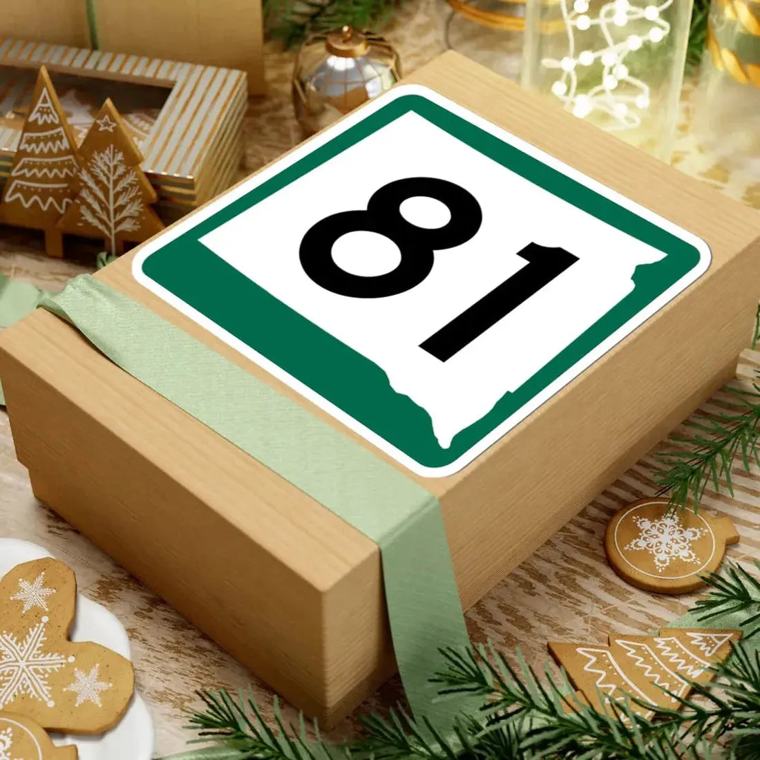 SD 81 (South Dakota) (Road Sign) STICKER Vinyl Kiss-Cut Decal - The Sticker Space