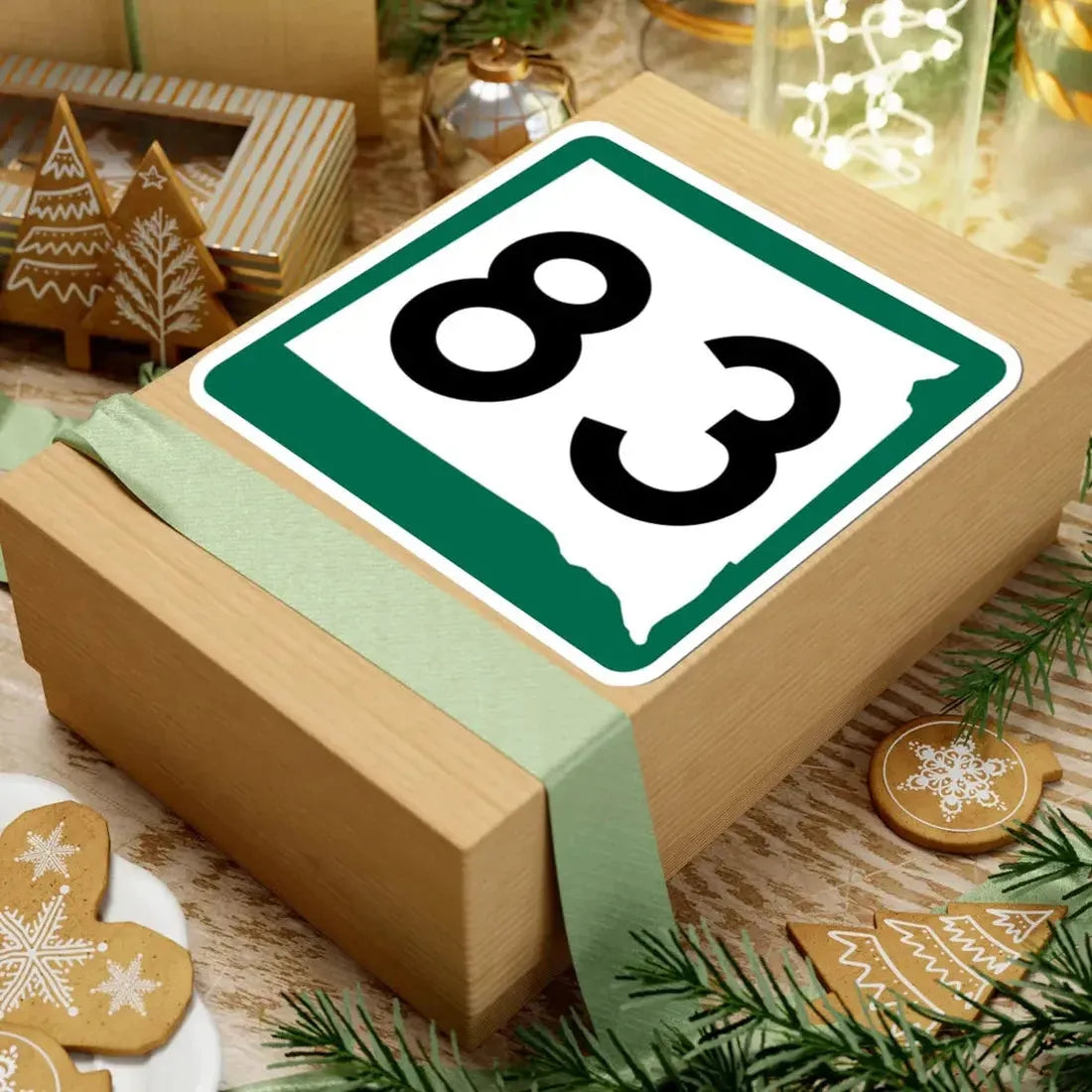 SD 83 (South Dakota) (Road Sign) STICKER Vinyl Kiss-Cut Decal - The Sticker Space