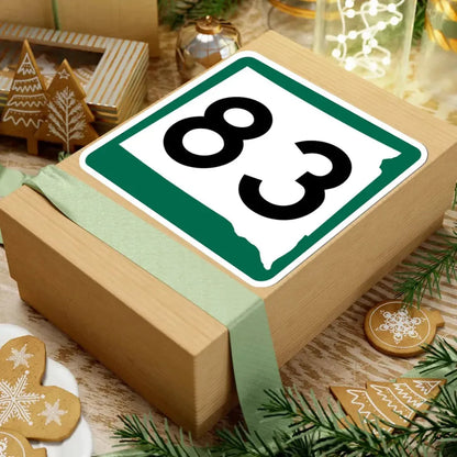 SD 83 (South Dakota) (Road Sign) STICKER Vinyl Kiss-Cut Decal - The Sticker Space