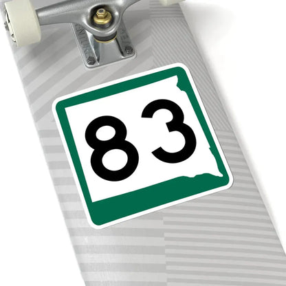 SD 83 (South Dakota) (Road Sign) STICKER Vinyl Kiss-Cut Decal - The Sticker Space