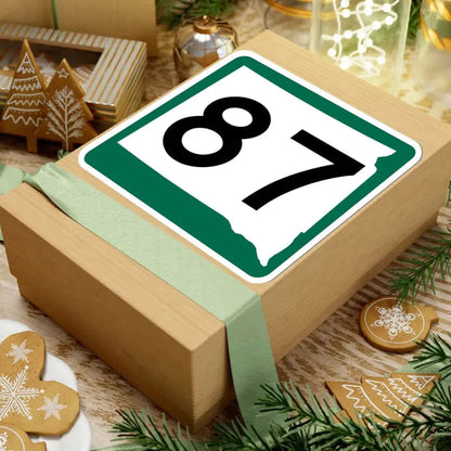 SD 87 (South Dakota) (Road Sign) STICKER Vinyl Kiss-Cut Decal - The Sticker Space