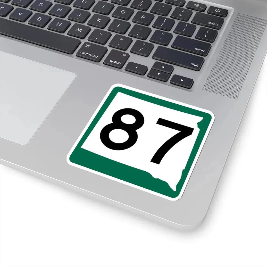 SD 87 (South Dakota) (Road Sign) STICKER Vinyl Kiss-Cut Decal - The Sticker Space