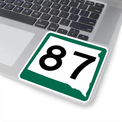 SD 87 (South Dakota) (Road Sign) STICKER Vinyl Kiss-Cut Decal - The Sticker Space
