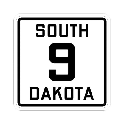 SD 9 1926 (South Dakota) (Road Sign) STICKER Vinyl Kiss-Cut Decal 2 Inch White - The Sticker Space