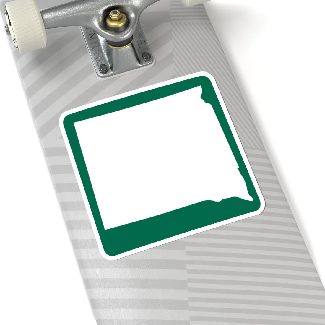 SD Blank-2d (South Dakota) (Road Sign) STICKER Vinyl Kiss-Cut Decal - The Sticker Space