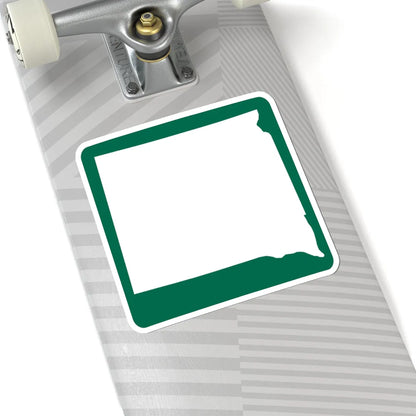 SD Blank-2d (South Dakota) (Road Sign) STICKER Vinyl Kiss-Cut Decal - The Sticker Space