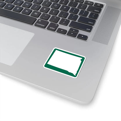 SD Blank-3d (South Dakota) (Road Sign) STICKER Vinyl Kiss-Cut Decal - The Sticker Space