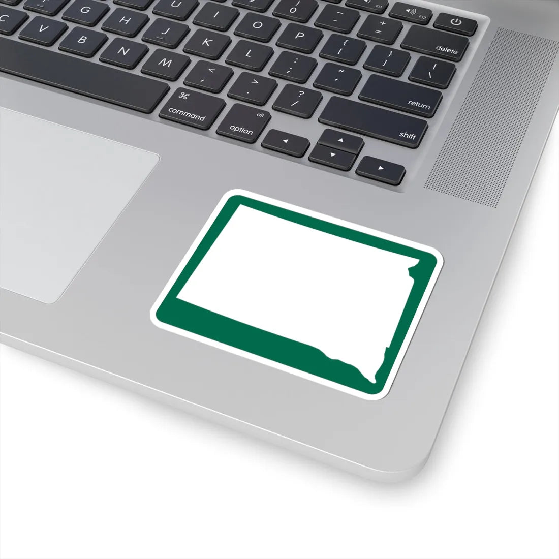 SD Blank-3d (South Dakota) (Road Sign) STICKER Vinyl Kiss-Cut Decal - The Sticker Space